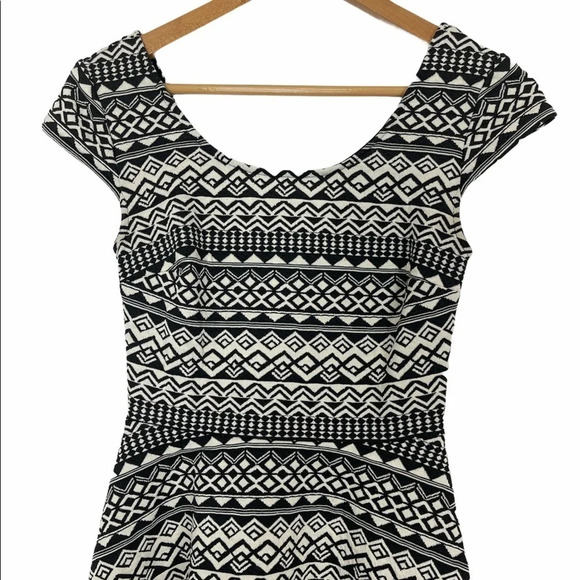 Mossimo Tribal Aztec Print Fit and Flare Dress - Picture 3 of 11
